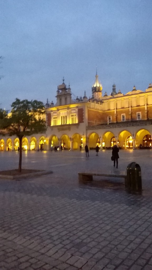 Rynek w Krakowie.