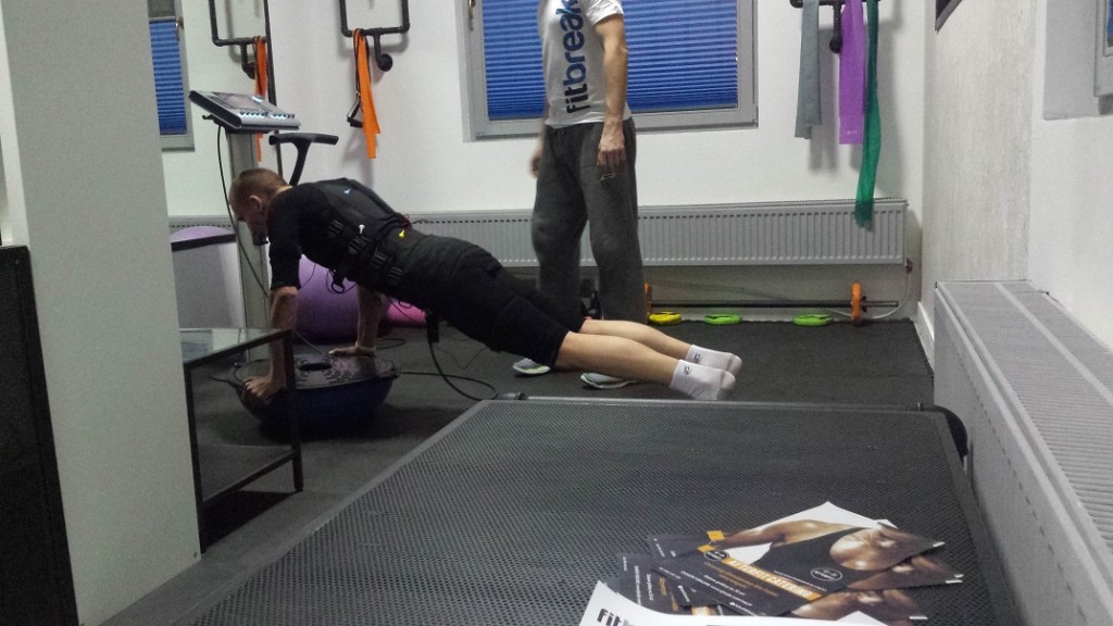 Wieczorem też trochę się zmęczyłem (trening EMS FitBreak)